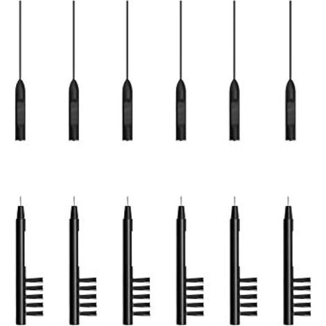 Kit de nettoyage 12 pièces pour appareils auditifs, fil de nettoyage pour embouts, brosses aimantées et boucle à cérumen