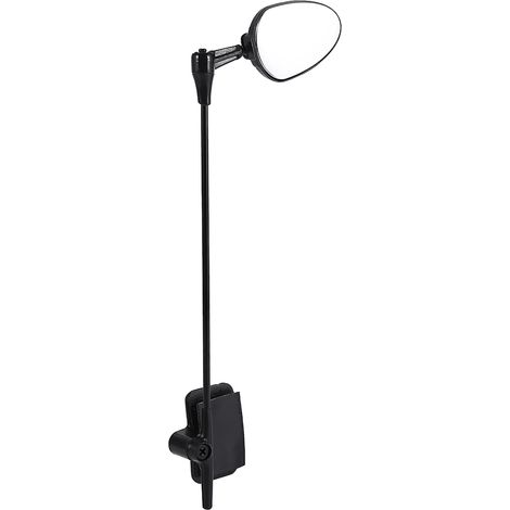 Rétroviseur de Vélo de Montagne Sécuritaire en ABS Durable, Miroir Réglable Offrant une Visibilité Claire (1/5)