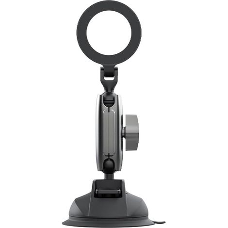 Support de Téléphone à Ventouse Magnétique, Support de Téléphone de Voiture pour Pare-Brise de Tableau de Bord à Rotation à 360 Degrés avec Aimant N52 Puissant et Aspiration sous (1/5)