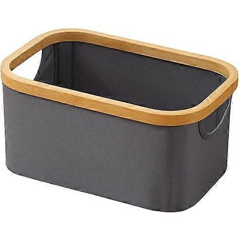 Panier de rangement pliable en tissu Oxford, adapté à la maison, à la chambre ou à la buanderie, idéal pour les espaces intérieurs et les routines quotidiennes.-AquaForge (1/4)