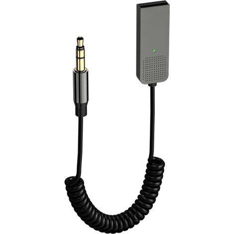 Adattatore audio wireless Bluetooth per auto Gbformat Aux, Bluetooth 5.2, jack da 3,5 mm, USB, Bluetooth con navigazione vocale (1/5)