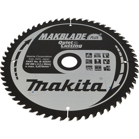 Makita Sägeblatt MAKBLADE+ 260x30x60Z