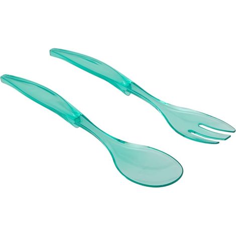 Lot de 2 couverts a salade 6 x 29 cm Grand Chef menthe