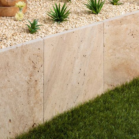 Palis Travertin Beige Nuancé 61x40,6x3 cm (à l'unité) - RO'MA NATURE