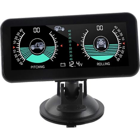 Universeller intelligenter Neigungsmesser für Autos mit hochauflösendem HUD und digitalem Winkel- und Neigungsmesser für Autos
