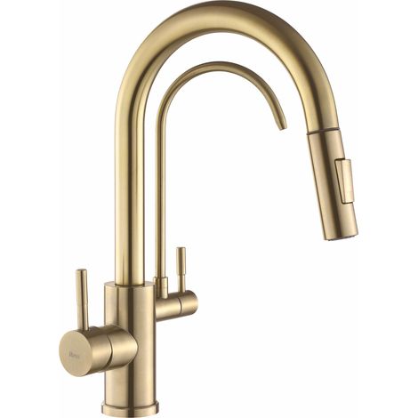 KITCHEN FAUCET REA ECO FRESH BRUSH GOLD