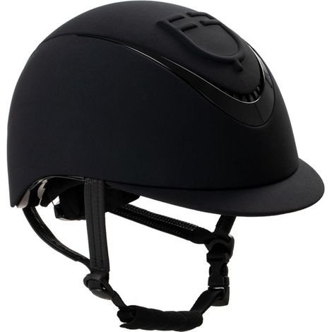 52-54 CM, Blu: Casco embossed Meteor con frame lucido e regolabile con rotella posteriore