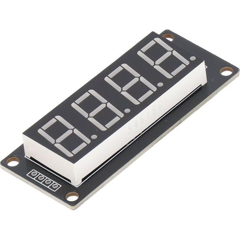 Module d'affichage numérique à segments LED 4 bits 7 segments, module d'horloge PCB 0,56 pouce MRA172D vert (4 pièces) (1/5)