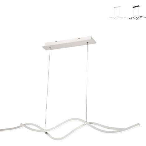 Sinuo Lustre Suspendu Led 36W Blanc 3666-45-102 Fabas Luce (1/5)