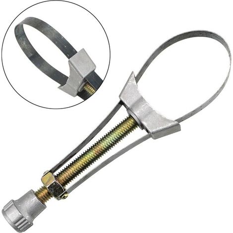 CHIAVE SMONTAGGIO FILTRO OLIO FILTRI CHIAVE A NASTRO REGOLABILE ACCIAIO 150 mm