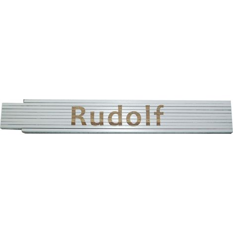 Zollstock Rudolf 2 m weiß Zollstock