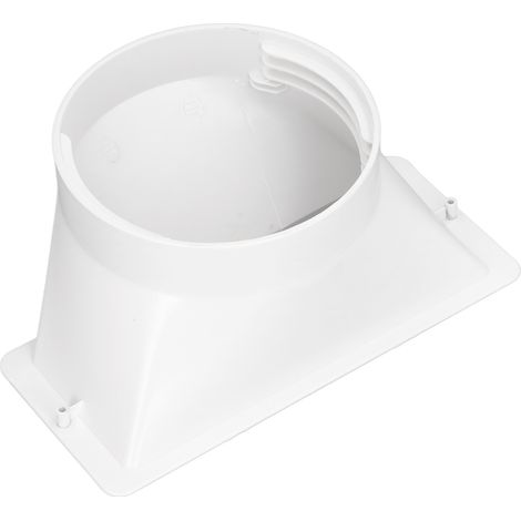 Raccord universel pour tuyau de clim portable, filetage horaire et antihoraire, diamètre 5 pouces, interface rectangulaire, adaptateur de tuyau 130 mm (1/5)