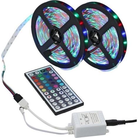 Flexible RGB LED strip with color changing, 5/10/20M, light bar with IR remote control (1/5)