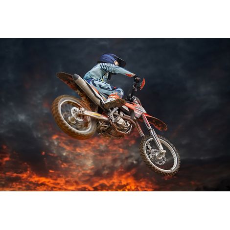 Papier peint panoramique Motocross - 130 cm x 87 cm (1/2)