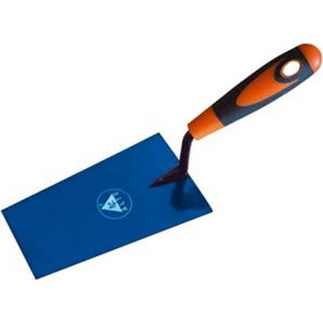 6PZ CAZZUOLA PUNTA QUADRA MANICO BI-MATERIAL - mm.160