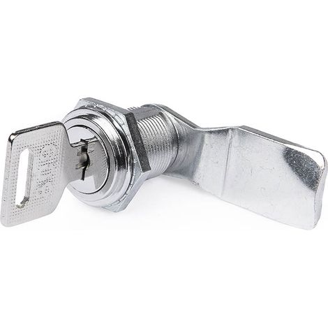 Rs Pro – Serrure batteuse en matériau moulé zingué – Déverrouillage par clé – Panneau 20 mm – Sécurité renforcée pour environnements variés