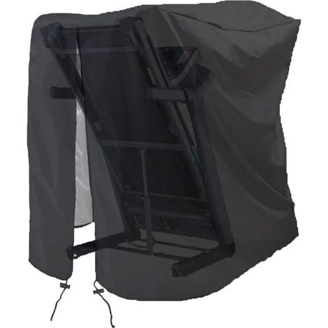Housse pour tapis de course pliable,Protection imperméable avec fermeture éclair et cordon de serrage,Pour l'extérieur,46 x 38 x 66 inches (1/4)