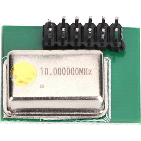 Taktquarzoszillatormodul 10 MHz, Genauigkeit 0,1 ppm, Frontplatte für Aluminiumgehäuse