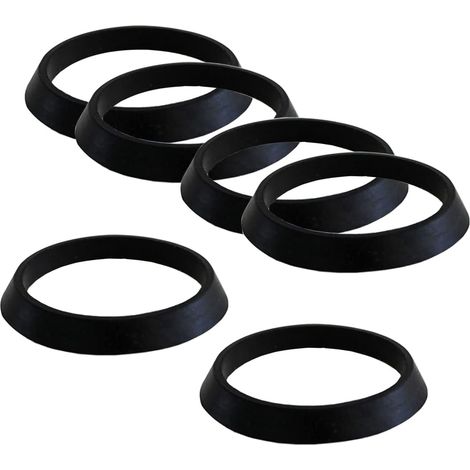 6 Pièces Joints de Caoutchouc, Toriques en Caoutchouc Plats, Rondelles Tuyau Drainage, Joint pour vidage OD 45mm, ID 39mm - Anneau d'étanchéité-43mm (1/5)