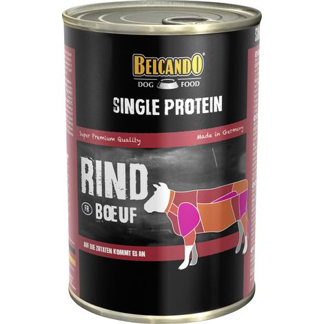 Belcando Hundenassfutter Adult Single Protein Rind 400 g Nassfutter Hunde