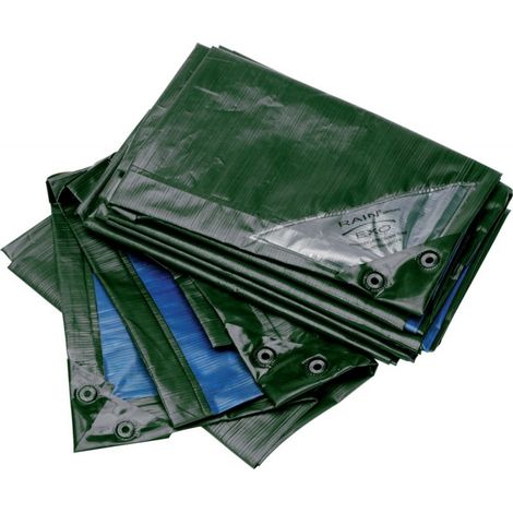 Toldo multiusos 150g/m2, 1,5x6m, gr/bl