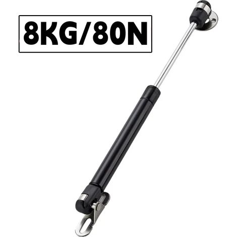 (8 kg 80 N - 2 pièces) Vérins à gaz 30 N-200 N pour charnières de placard, support de levage à noyau en cuivre, amortisseurs hydrauliques pour charnières de porte de placard de cuisine (1/5)