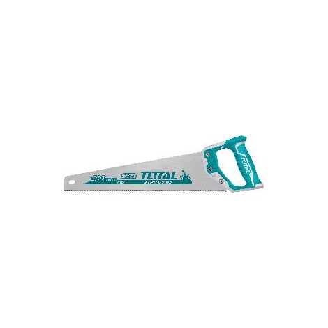 FPLUS serrucho 400mm. total , Serrucho carpintero. Grosor de 0,9 mm. Hoja de doble corte. Incluye protector de dientes.