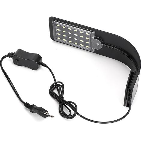 Lampe LED Clip pour Aquarium Mini - Éclairage Plantes Aquatiques - Accessoire Prises EU 220V (1/5)