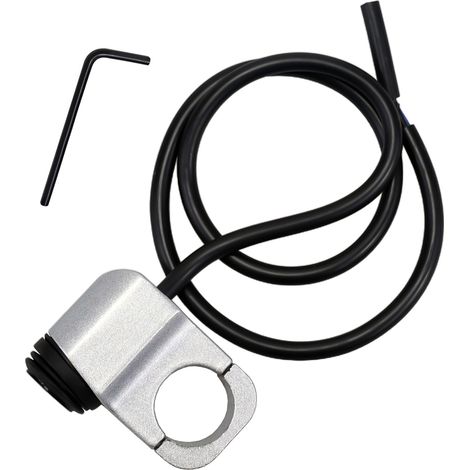 Motorcycle aluminum alloy switch modification: handlebar switch, spotlight/headlight power off switch, steering wheel switch, two-wire universal. (1/4)