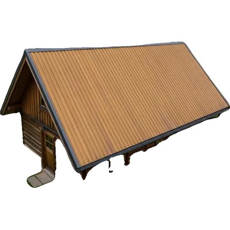 Panel de techo, plástico resistente, versátil para uso interior y exterior, verde militar. (1/2)