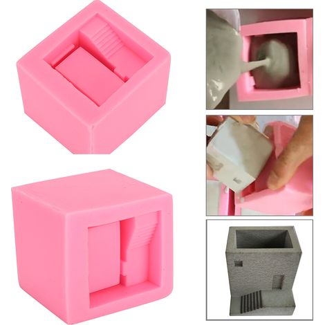 Moule en Silicone Maison 3D pour Pâtisserie, Béton Décoratif et Savon Artisanal (1/5)