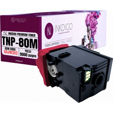 Toner Inkdigo TNP80M compatibile con Konica Minolta Bizhub C3320i, certificato TÜV. (1/5)