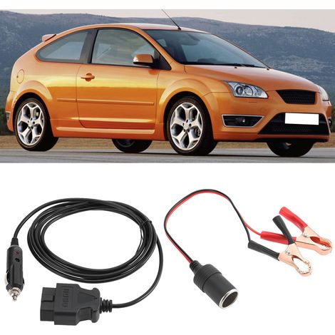 OBD2-Speicher-Backup-Kabel für Kfz-Steuergeräte, 12V-Notstromversorgung mit Klemme, Batteriespannungs-Erhaltungsset, Autozubehör. (1/5)