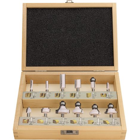 D-57065 Estuche de fresa 6 mm, 12 pcs