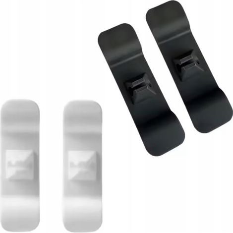 Soportes para guardar cables, enrolladores de cables, organizadores, juego de 4 (1/3)