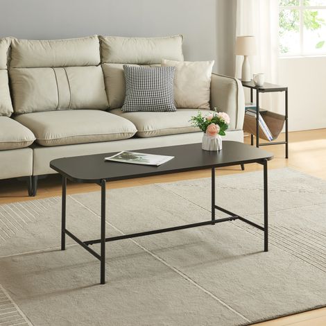 Couchtisch Samnanger 110x50x45cm Schwarz [en.casa]