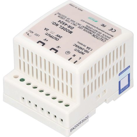 Alimentation DIN Rail 24V 45W LED Transformateur Régulé Variable pour Armoire Électrique (1/5)