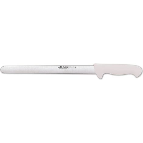 Wurstmesser Arcos Farbe - Prof  293424  in Edelstahl Nitrum und mango ergonomische weiße Polypropylenklinge und 30 cm Klinge, Vitrine