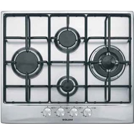 Glem Gas GT645IX plaque Acier inoxydable Intégré 60 cm Gaz 4 zone(s)