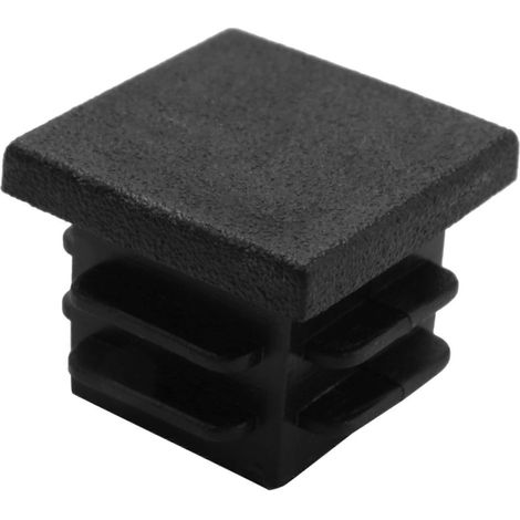 Lot de 12 pièces 19mmx19mm Blanking extrémité capuchons carré Tubing tube insert plastique (1/5)