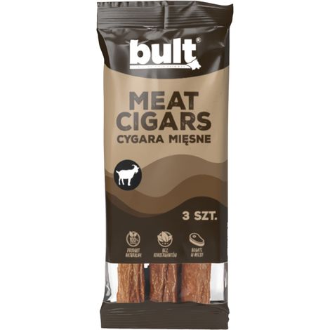 BULT Cigars Golosina de cabra para perros, 3 unidades. Masticables naturales. (1/2)