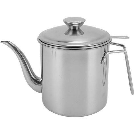 Plateau de service en bois pour cuisinière à gaz - acier inoxydable de qualité, capacité 1.4L, qualité alimentaire garantie, design ergonomique - meilleur rapport qualité-prix (1/5)