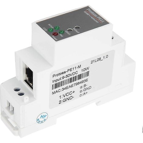 Convertisseur RS485 vers WiFi Serveur Série Montage Rail DIN Module Ethernet Industriel 9-50V DC 10W PE11-M (1/4)