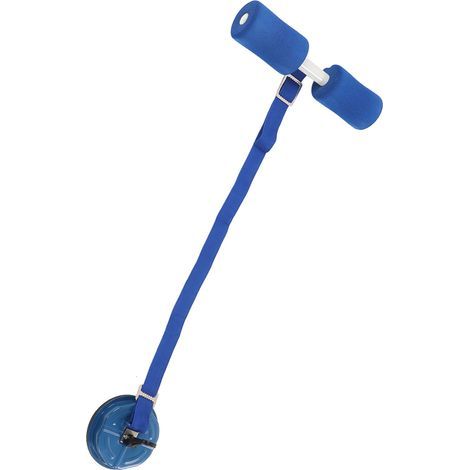 Bauchmuskelstange, verstellbare Saugnapfhalterung zur Stärkung der Bauchmuskulatur, blau (1/5)