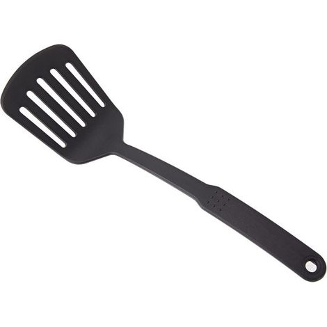 Cuchara perforada de 31 cm - Accesorio de cocina negro (1/5)