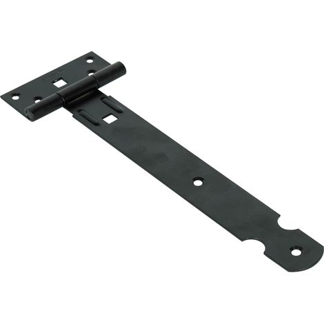 Penture anglaise légère en noir galvanisé 250 mm