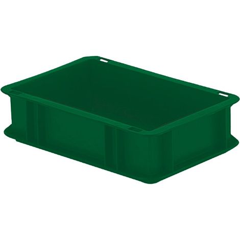 Transport-Stapelkästen, grün Maße in mm (BxTxH): 300 x 200 x 75
