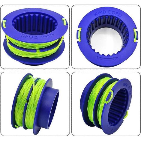 U0E 3 Stück TLE 01 ABS-Spulen für die Schneidmaschine KOBALT KST 1124B, 03, KLS 124, 03, 24V, P7H, aus Nylon (1/4)