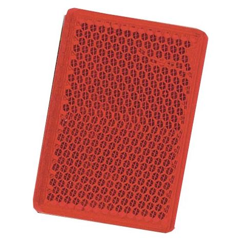 Catadioptre Rouge Adhésif AJBA 57x39 mm – Signalisation Sécurité
