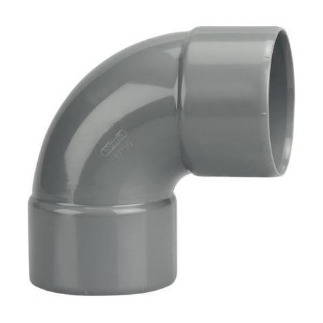 Coude PVC double Femelle 87°30 D50 - WAVIN - 3026054 (1/2)